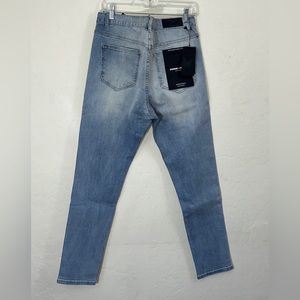 New with tags HOMME + FEMME light blue gradient green and pink size 38